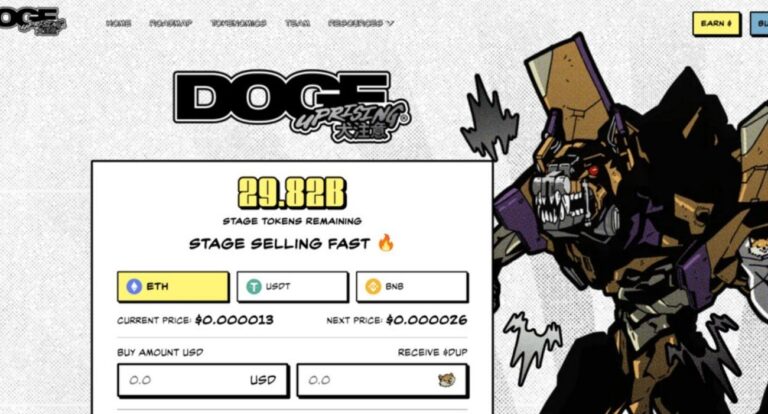 Doge Uprising Presale Launches with Staking & NFTs