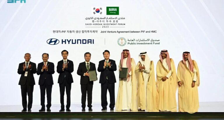 PIF and Hyundai Motor Company Sign Joint Venture Agreement to Establish New Automotive Manufacturing Plant in Saudi Arabia
