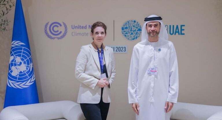 UAE Minister of State for Financial Affairs holds extensive bilateral meetings at COP28