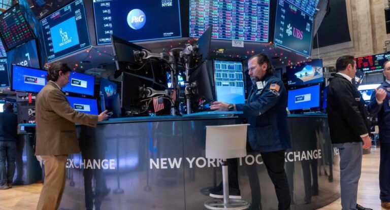 Stocks stumble at start of new trading year