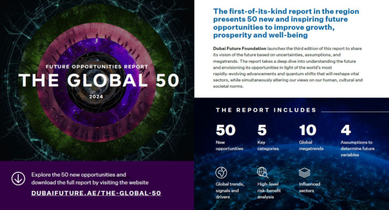 Dubai Future Foundation launches ‘The Global 50’ report