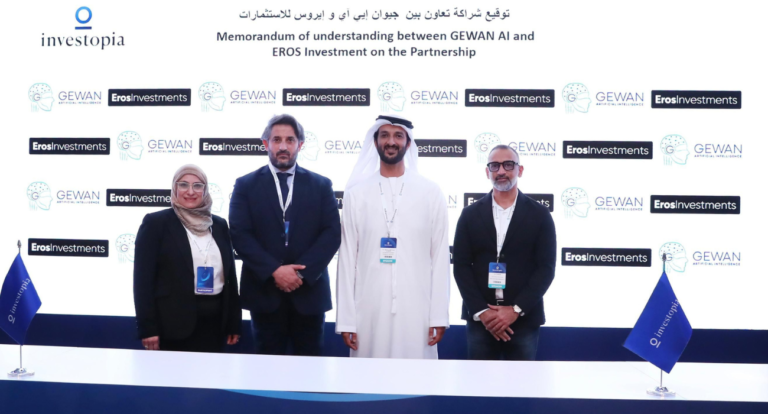 Gewan AI and Eros Investment sign strategic partnership promoting AI innovation on back of Investopia 2024