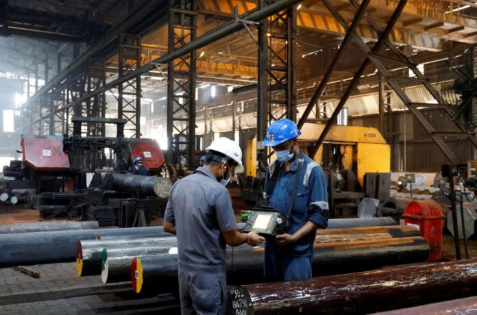 Employees at a factory in the eastern Indian state of West Bengal. — Reuters file