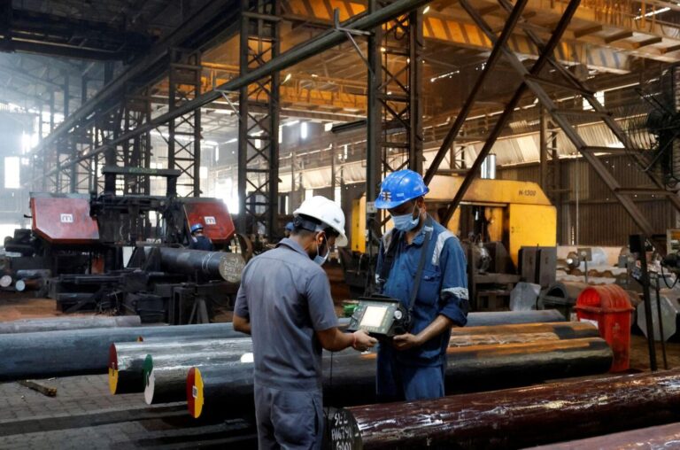 Employees at a factory in the eastern Indian state of West Bengal. — Reuters file